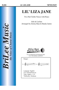 Li'l Liza Jane Two-Part choral sheet music cover Thumbnail